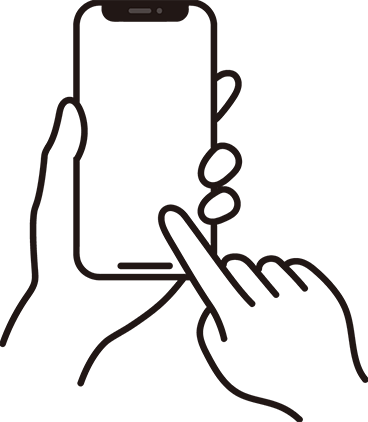 スマートフォンのイラスト