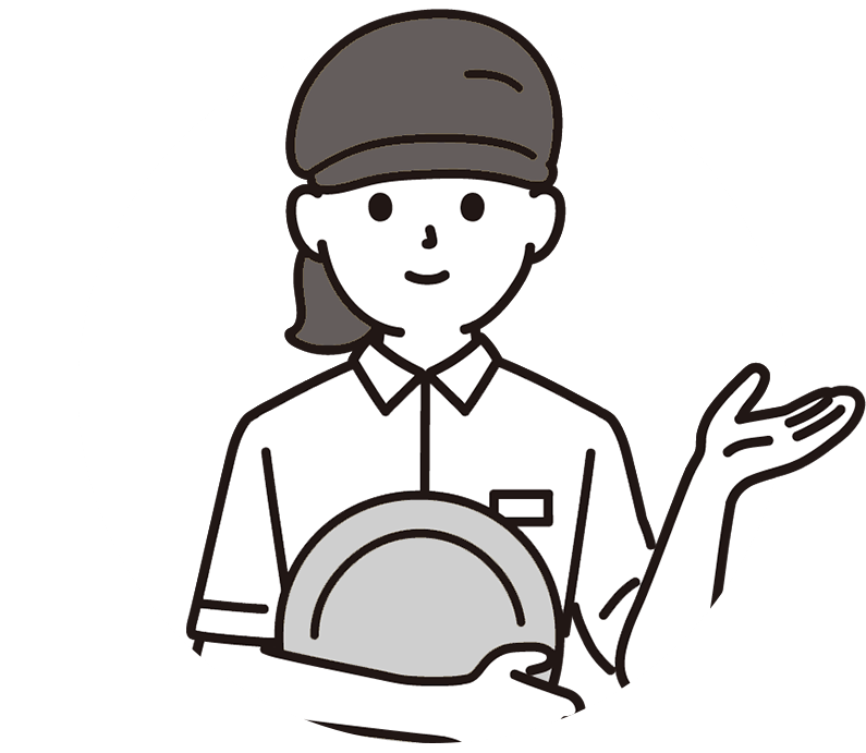 レストラン店員のイラスト